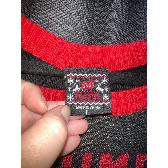 Ugly Christmas Sweater Xmas Size Large Dog - Picture 2 of 3